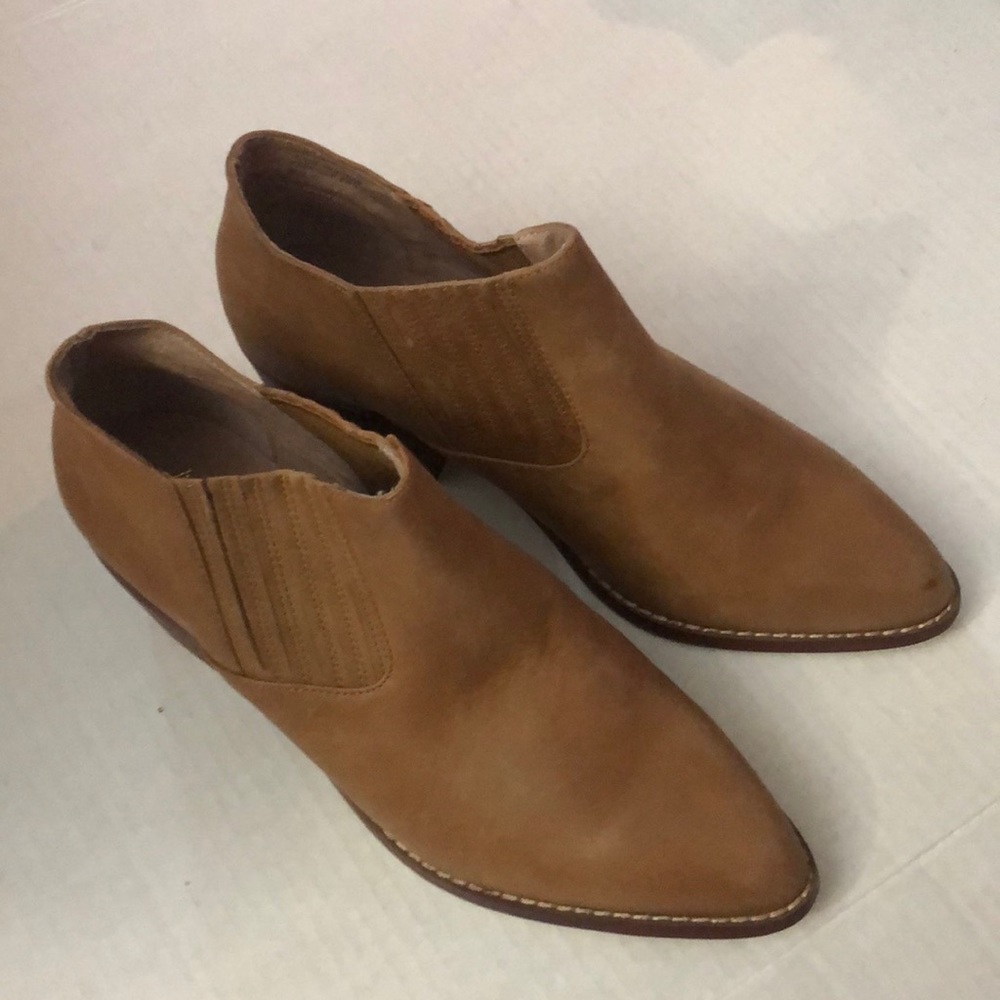 Anthropologie Marion Ankle Boots Brown